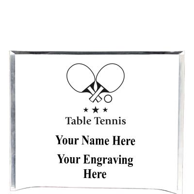 7"X5" YOUR LOGO CURVA ACRYLIC