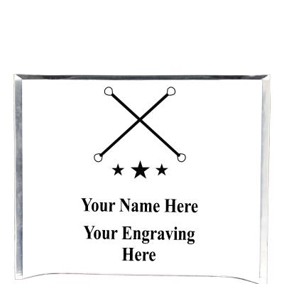 7"X5" YOUR LOGO CURVA ACRYLIC