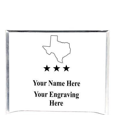 7"X5" YOUR LOGO CURVA ACRYLIC