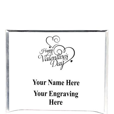 7"X5" YOUR LOGO CURVA ACRYLIC