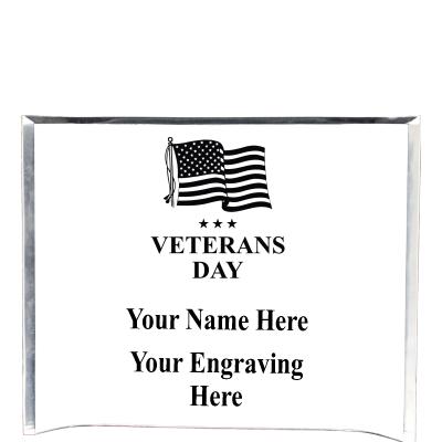 7"X5" YOUR LOGO CURVA ACRYLIC