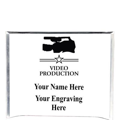 7"X5" YOUR LOGO CURVA ACRYLIC