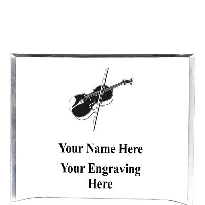 7"X5" YOUR LOGO CURVA ACRYLIC