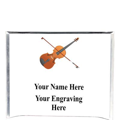 7"X5" YOUR LOGO CURVA ACRYLIC