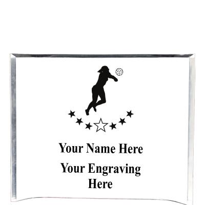 7"X5" YOUR LOGO CURVA ACRYLIC