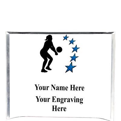 7"X5" YOUR LOGO CURVA ACRYLIC