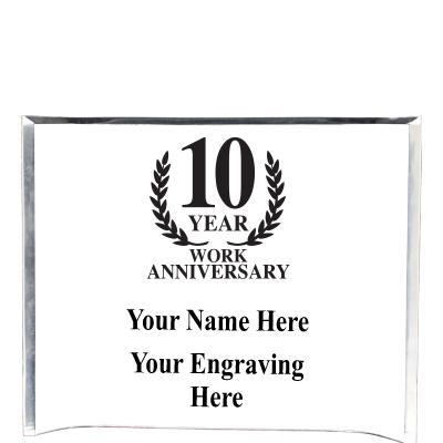 7"X5" YOUR LOGO CURVA ACRYLIC