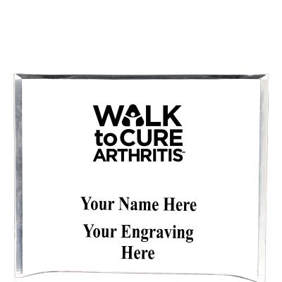 7"X5" YOUR LOGO CURVA ACRYLIC