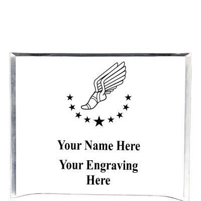 7"X5" YOUR LOGO CURVA ACRYLIC