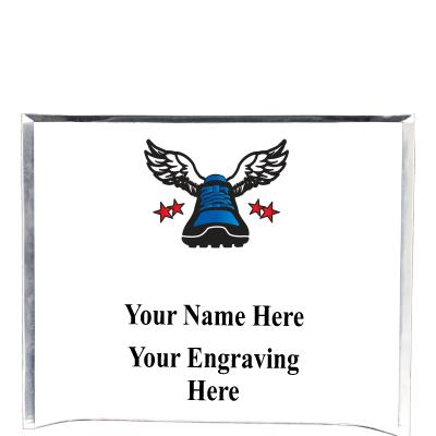 7"X5" YOUR LOGO CURVA ACRYLIC