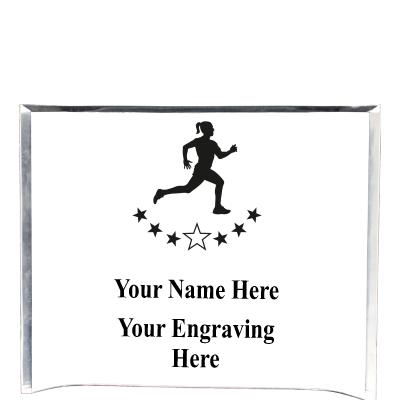 7"X5" YOUR LOGO CURVA ACRYLIC