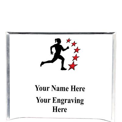 7"X5" YOUR LOGO CURVA ACRYLIC