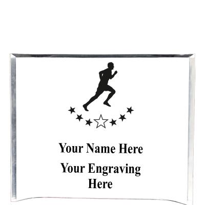 7"X5" YOUR LOGO CURVA ACRYLIC