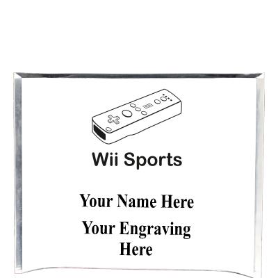 7"X5" YOUR LOGO CURVA ACRYLIC