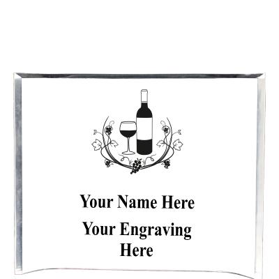 7"X5" YOUR LOGO CURVA ACRYLIC