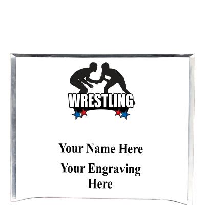 7"X5" YOUR LOGO CURVA ACRYLIC