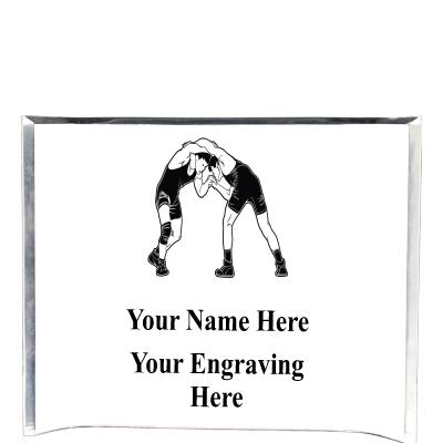 7"X5" YOUR LOGO CURVA ACRYLIC