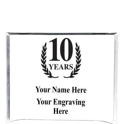 7"X5" YOUR LOGO CURVA ACRYLIC