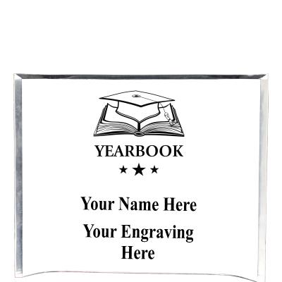 7"X5" YOUR LOGO CURVA ACRYLIC