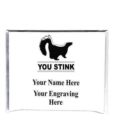 7"X5" YOUR LOGO CURVA ACRYLIC