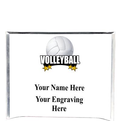 7"X5" YOUR LOGO CURVA ACRYLIC