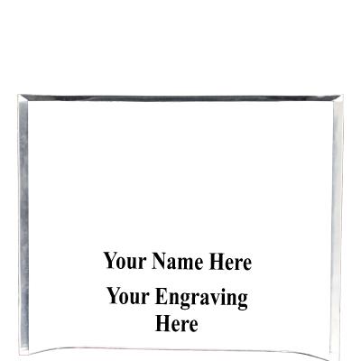 7"X5" YOUR LOGO CURVA ACRYLIC