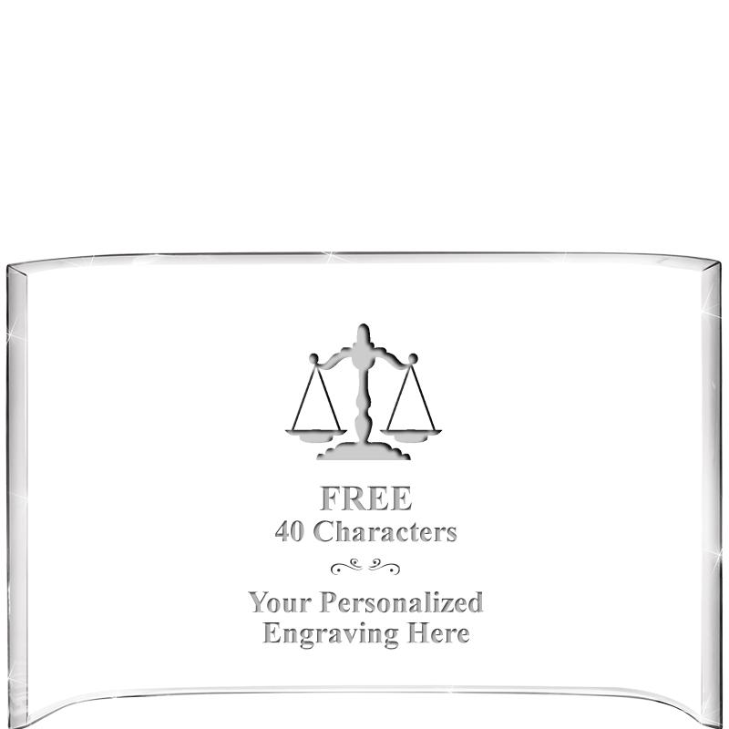 7 3/4"X 5" CURVA ACRYLIC