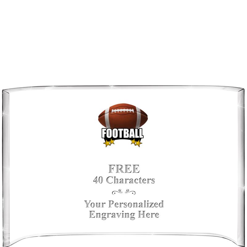 7 3/4"X 5" CURVA ACRYLIC