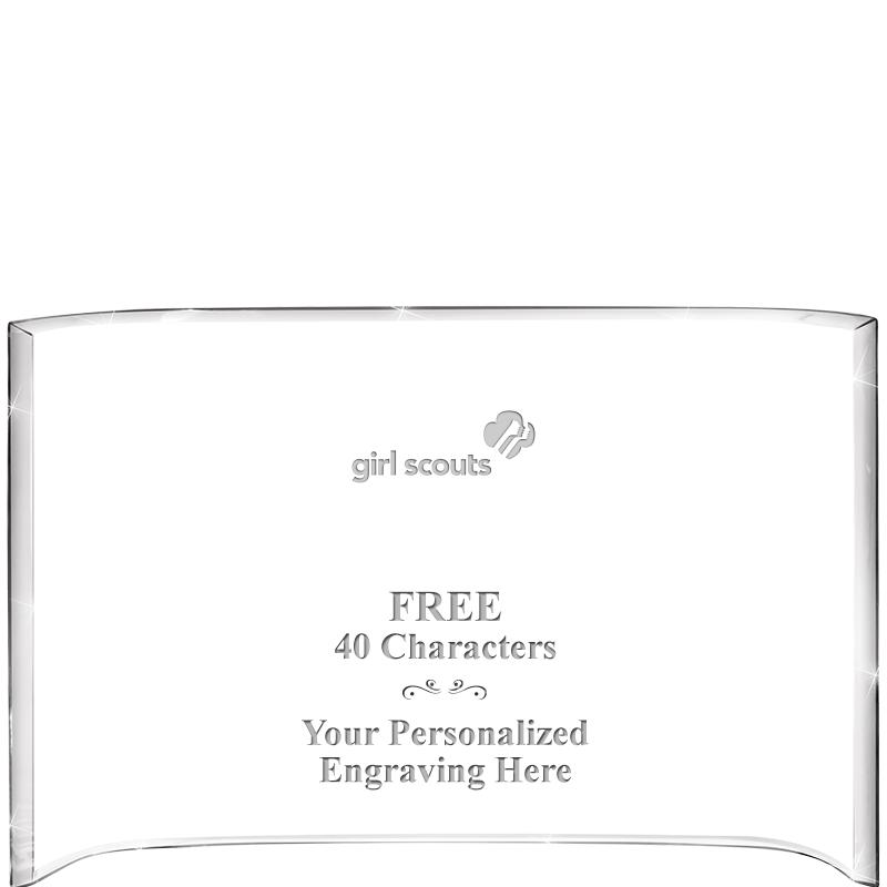 7 3/4"X 5" CURVA ACRYLIC