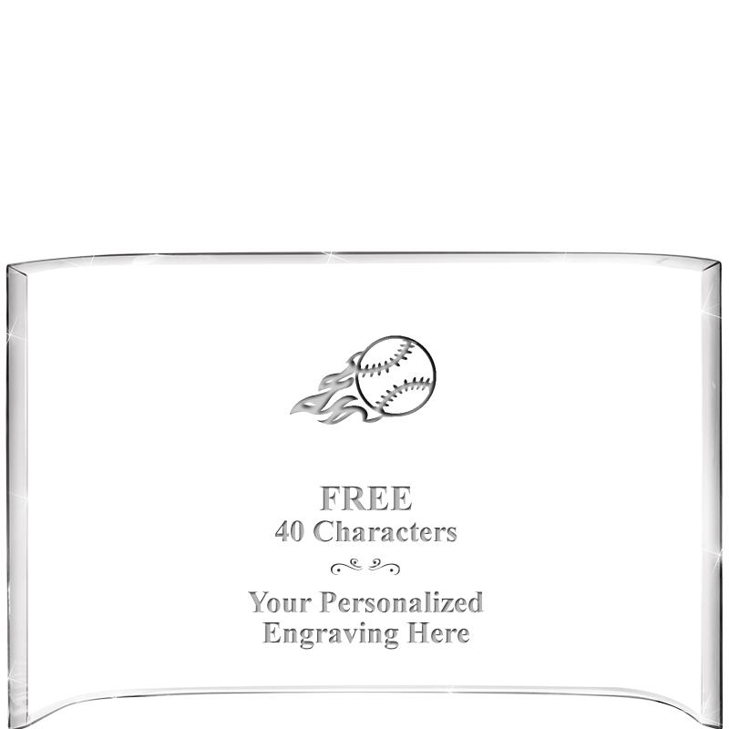 7 3/4"X 5" CURVA ACRYLIC