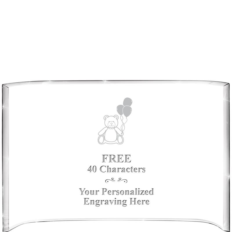 7 3/4"X 5" CURVA ACRYLIC