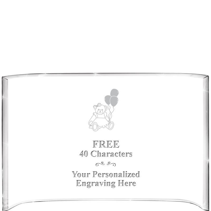 7 3/4"X 5" CURVA ACRYLIC