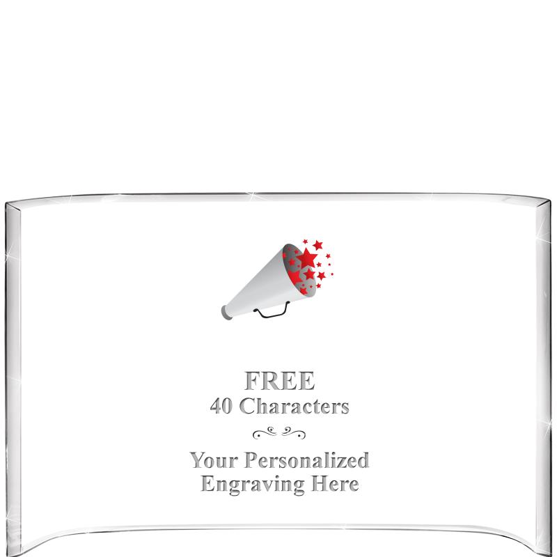 7 3/4"X 5" CURVA ACRYLIC