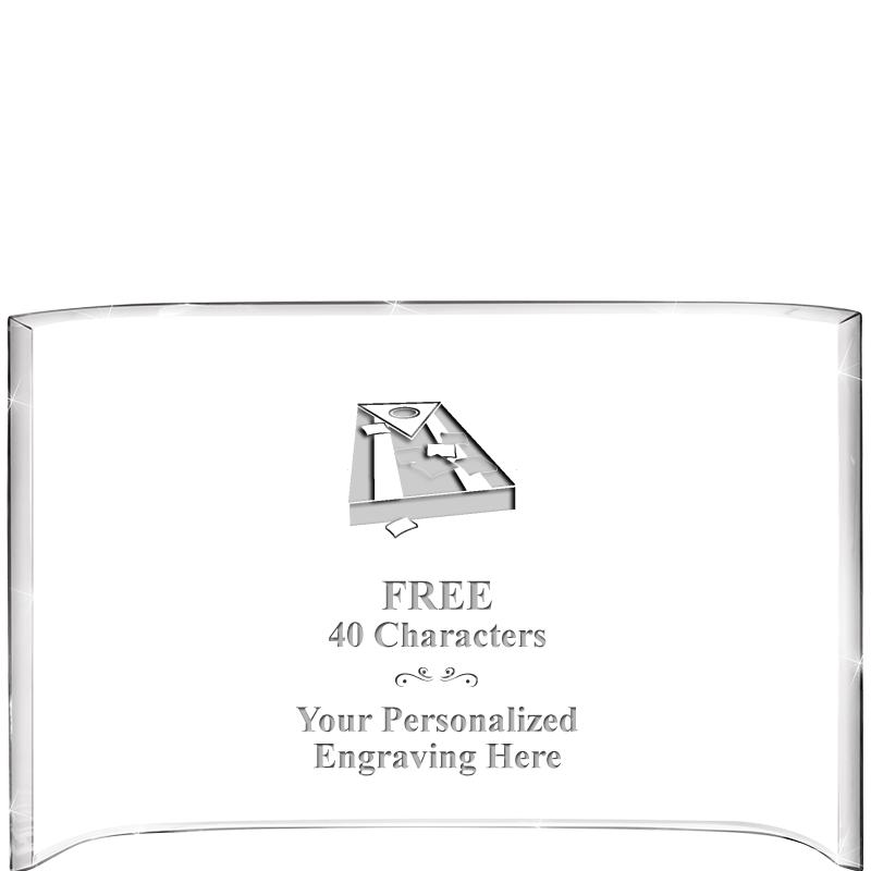 7 3/4"X 5" CURVA ACRYLIC