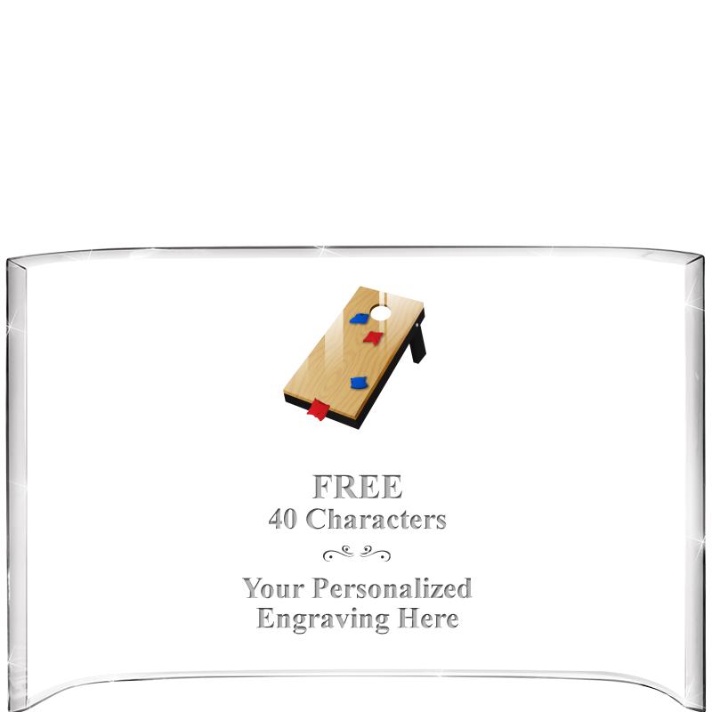 7 3/4"X 5" CURVA ACRYLIC