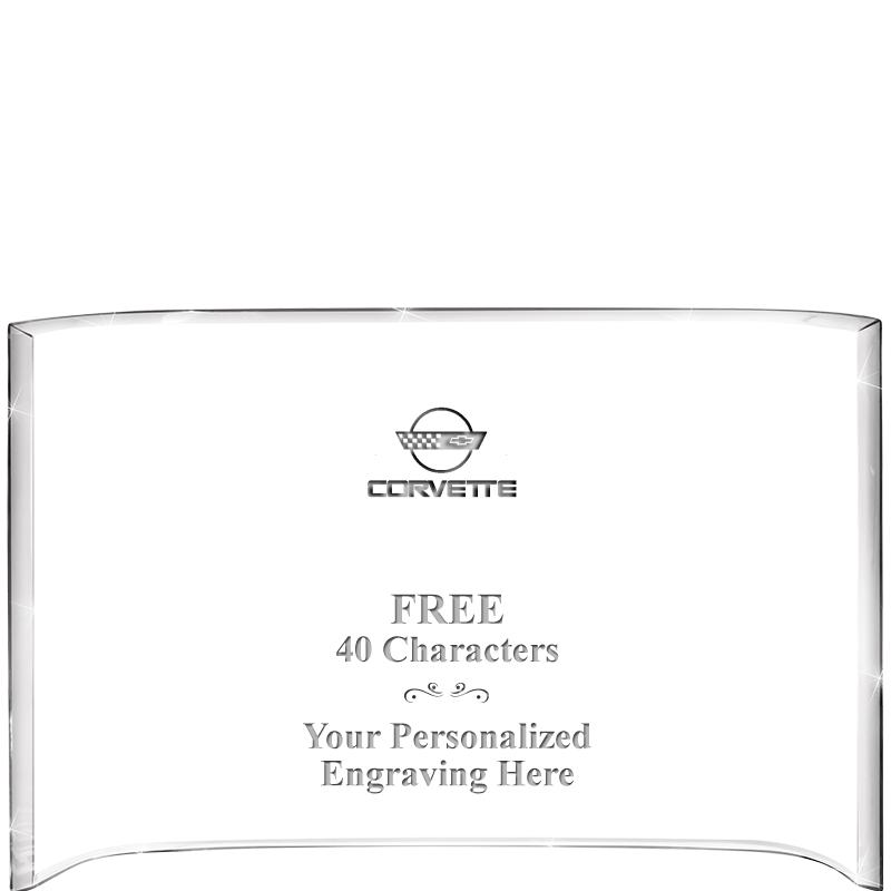 7 3/4"X 5" CURVA ACRYLIC