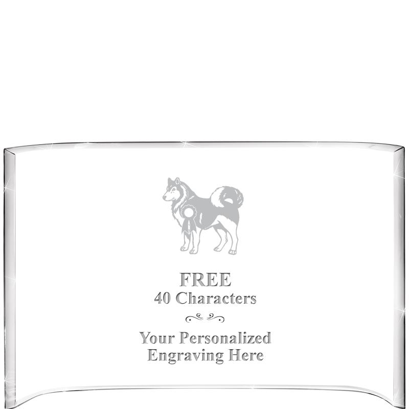 7 3/4"X 5" CURVA ACRYLIC