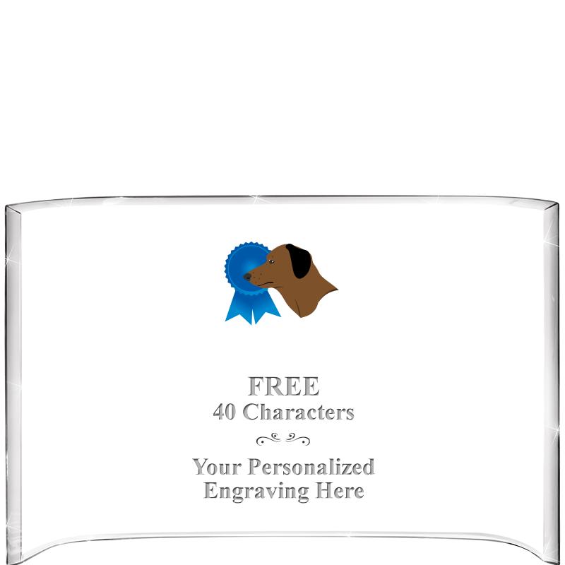 7 3/4"X 5" CURVA ACRYLIC