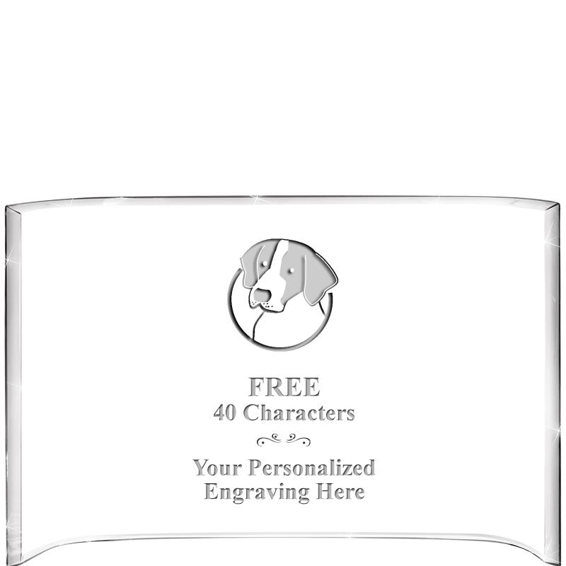 7 3/4"X 5" CURVA ACRYLIC