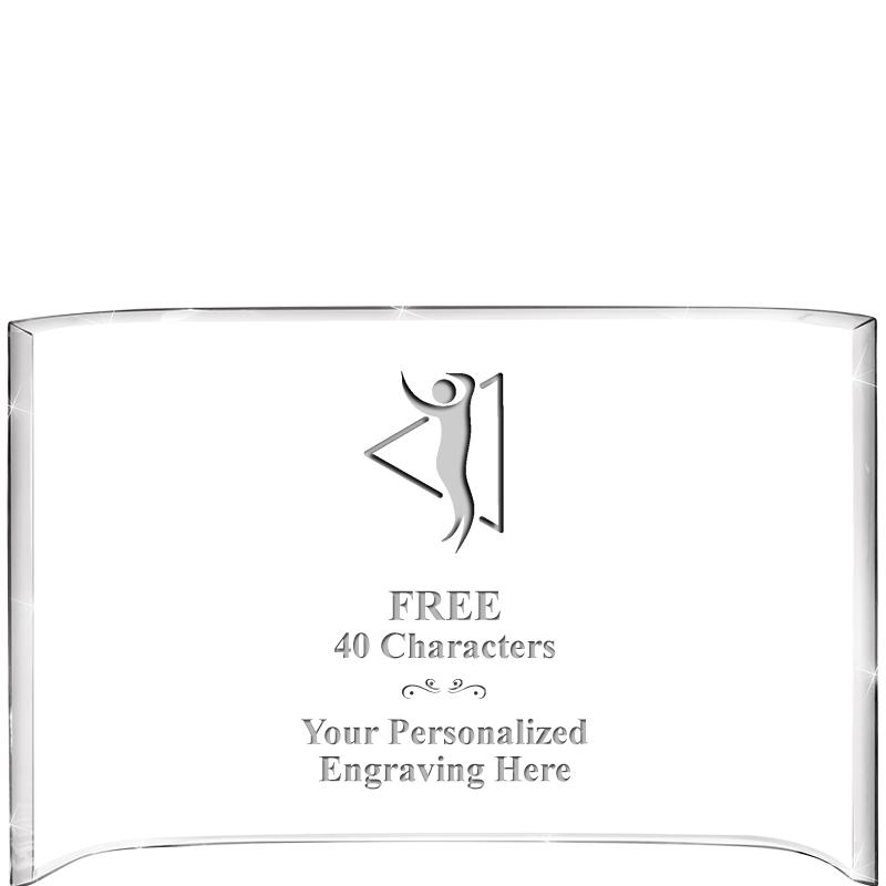 7 3/4"X 5" CURVA ACRYLIC