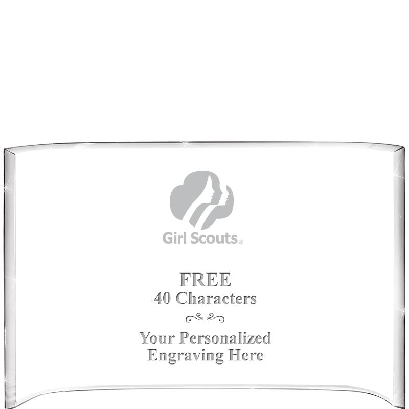 7 3/4"X 5" CURVA ACRYLIC