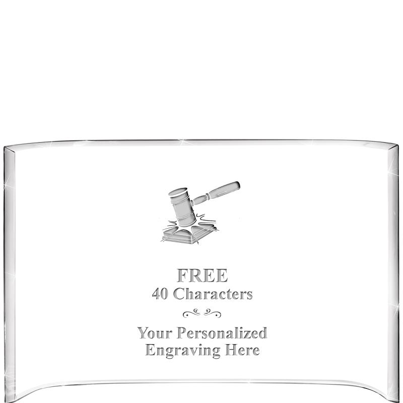 7 3/4"X 5" CURVA ACRYLIC