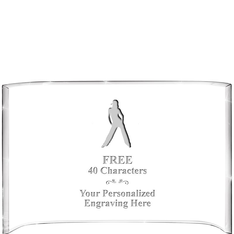 7 3/4"X 5" CURVA ACRYLIC