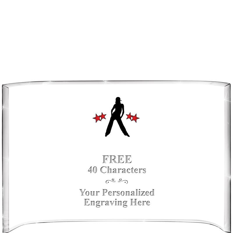 7 3/4"X 5" CURVA ACRYLIC