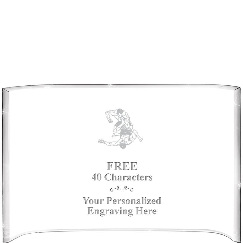 7 3/4"X 5" CURVA ACRYLIC