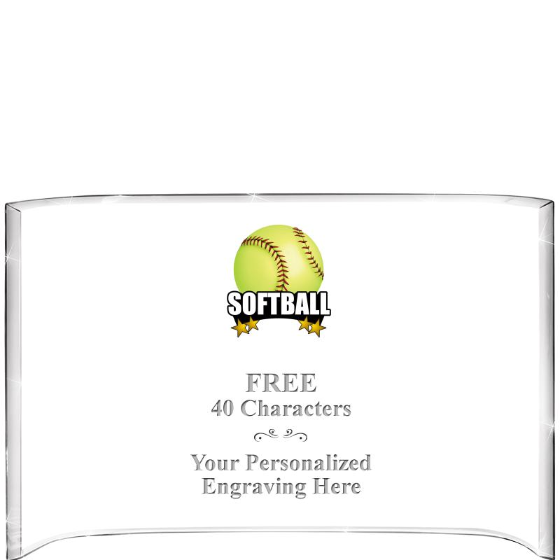 7 3/4"X 5" CURVA ACRYLIC