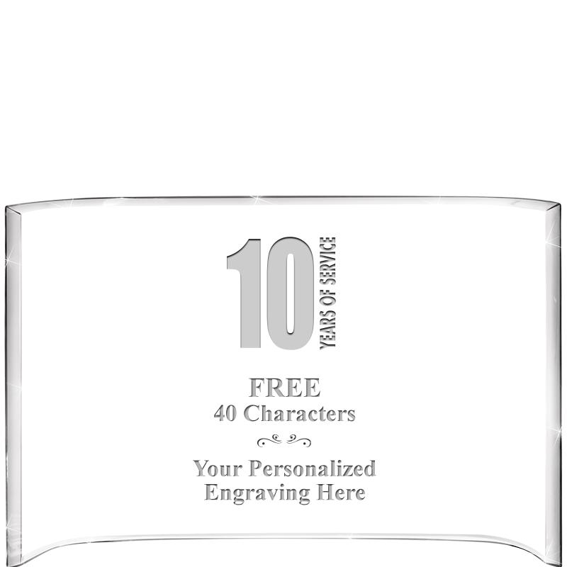 7 3/4"X 5" CURVA ACRYLIC