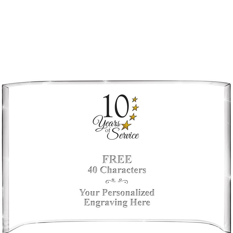 7 3/4"X 5" CURVA ACRYLIC