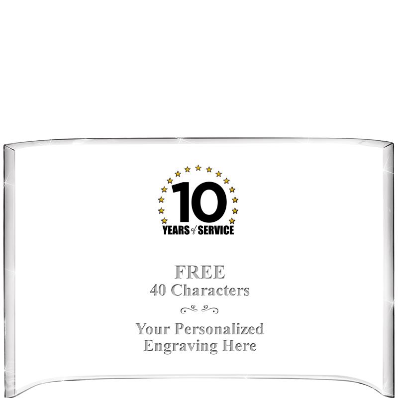 7 3/4"X 5" CURVA ACRYLIC