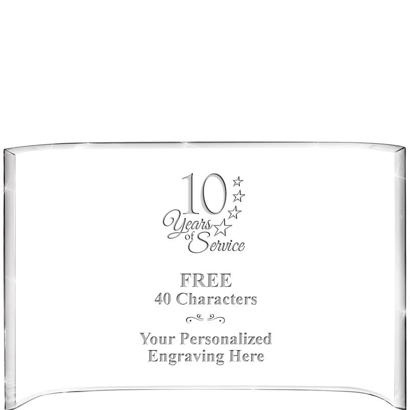 7 3/4"X 5" CURVA ACRYLIC